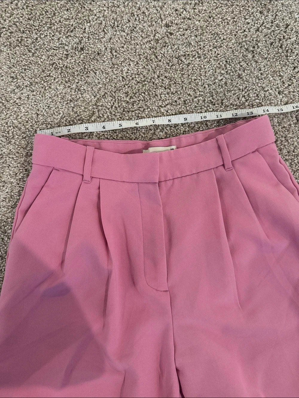 Abercrombie & Fitch Pleated High-Rise Wide-Leg Pants — 29/8S
